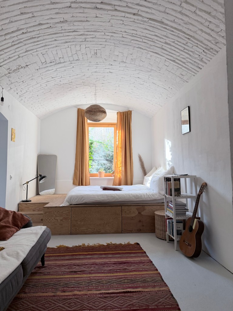 Bright colourful bedroom